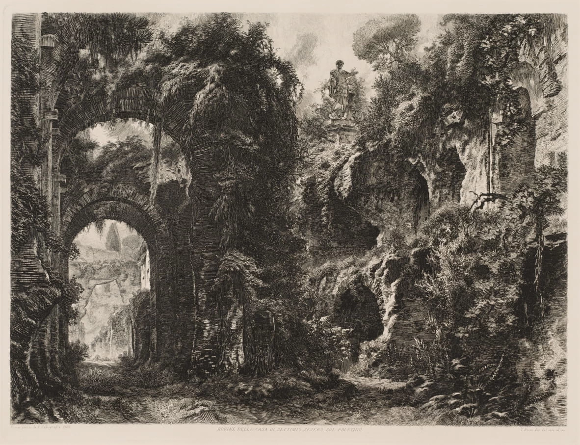 Rovine della casa di Settimo Severo sul Palatino - Ailsa Mellon Bruce Fund, National Gallery of Art